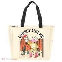 Cowboy Like Me Frog Tote Bag thumb 0