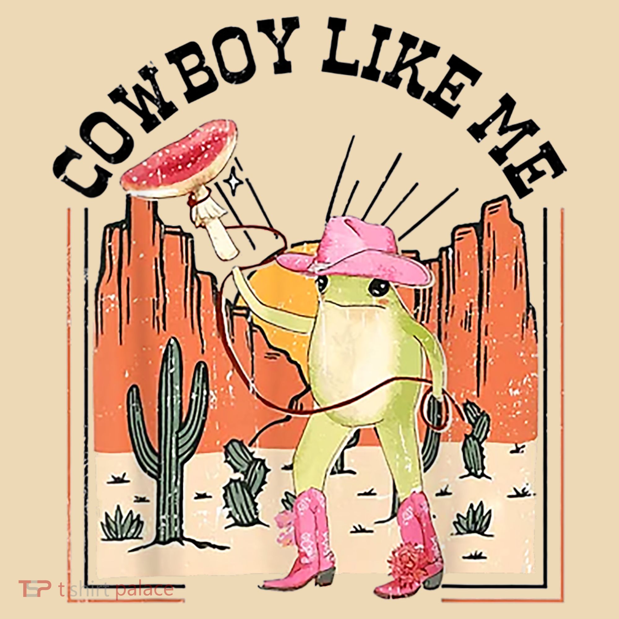 Cowboy Like Me Frog Tote Bag