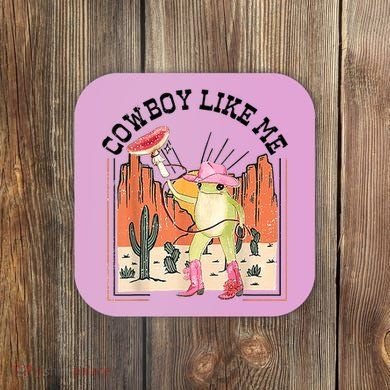 Cowboy Like Me Frog Coaster