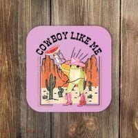 Cowboy Like Me Frog Coaster thumb 0