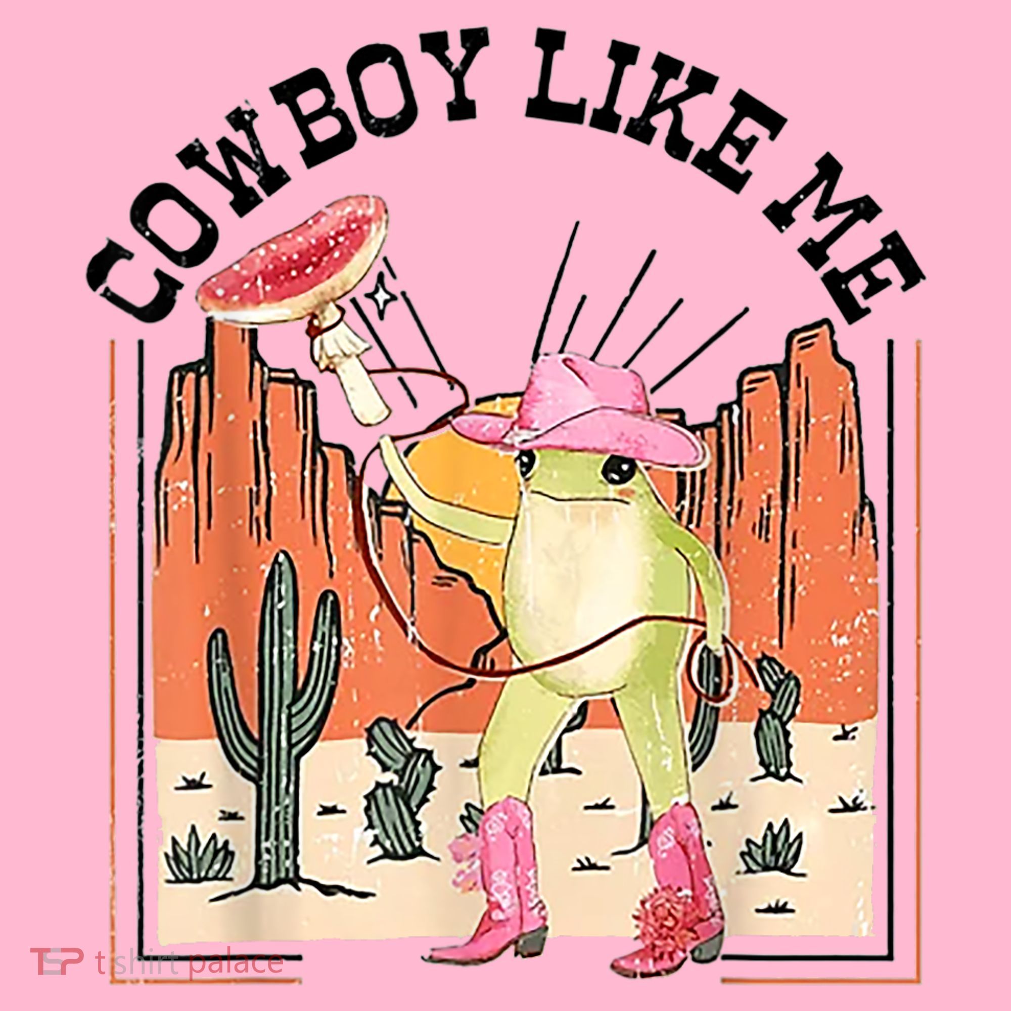 Cowboy Like Me Frog Coaster