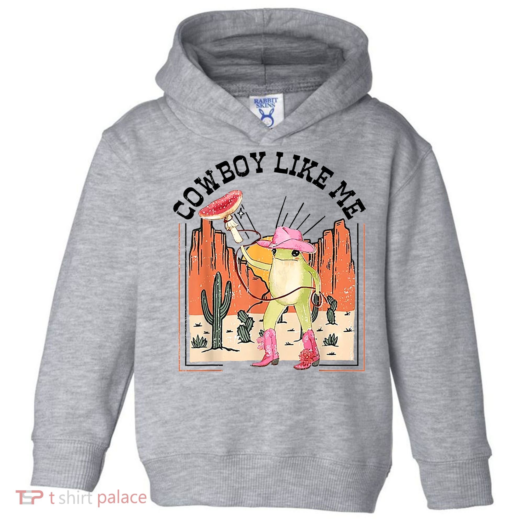 Cowboy Like Me Frog Toddler Hoodie