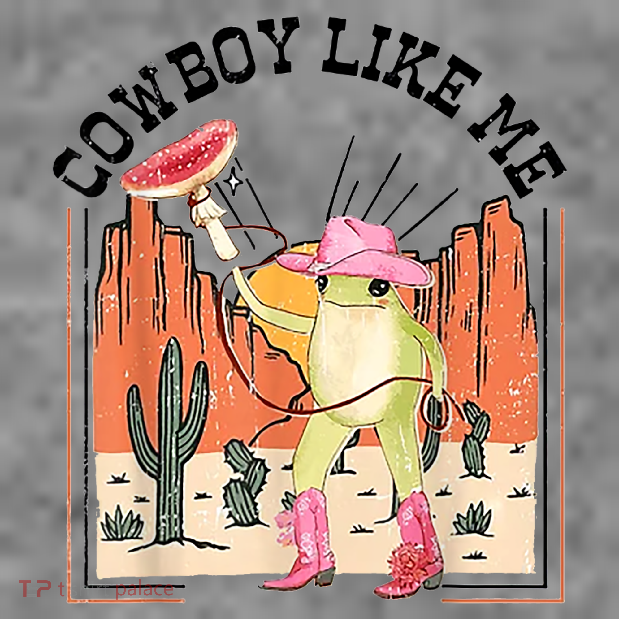 Cowboy Like Me Frog Toddler Hoodie