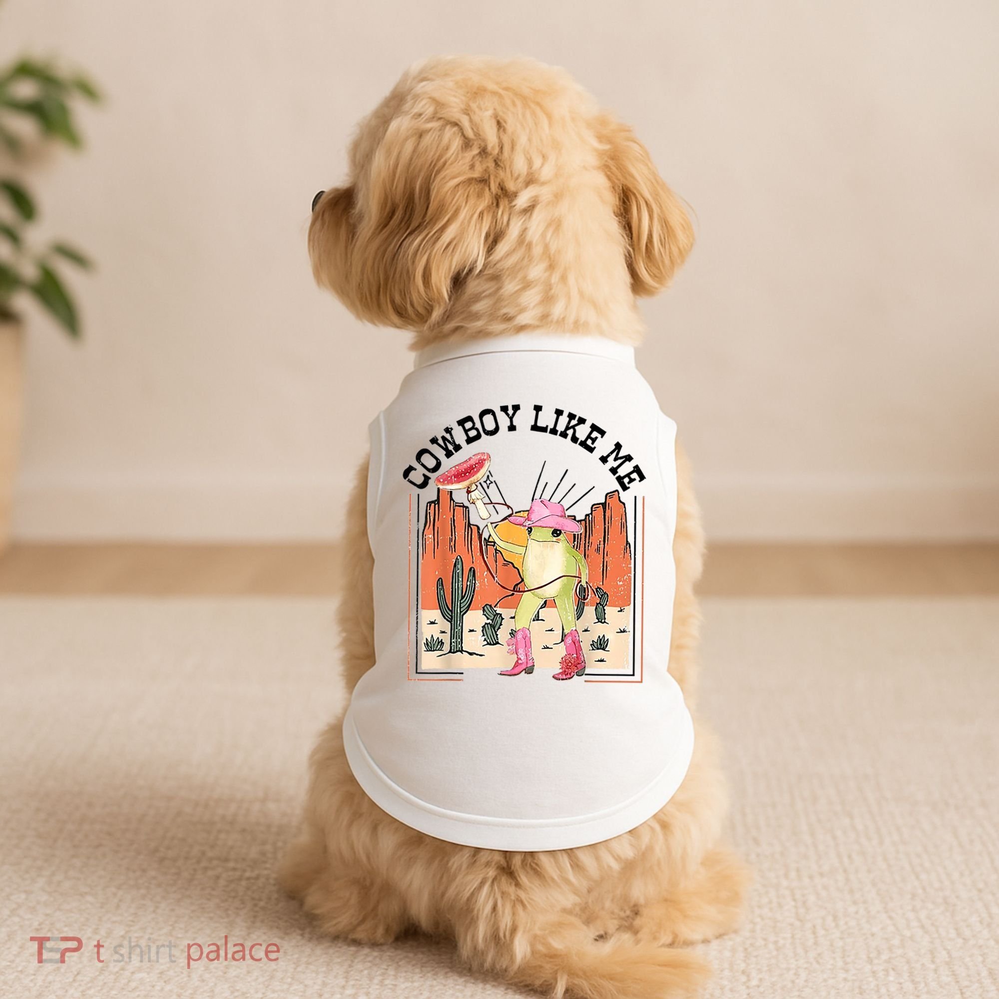 Cowboy Like Me Frog Doggie Tank