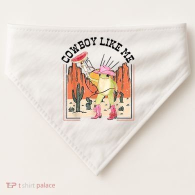 Cowboy Like Me Frog USA-Made Doggie Bandana