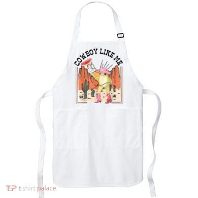 Cowboy Like Me Frog Apron