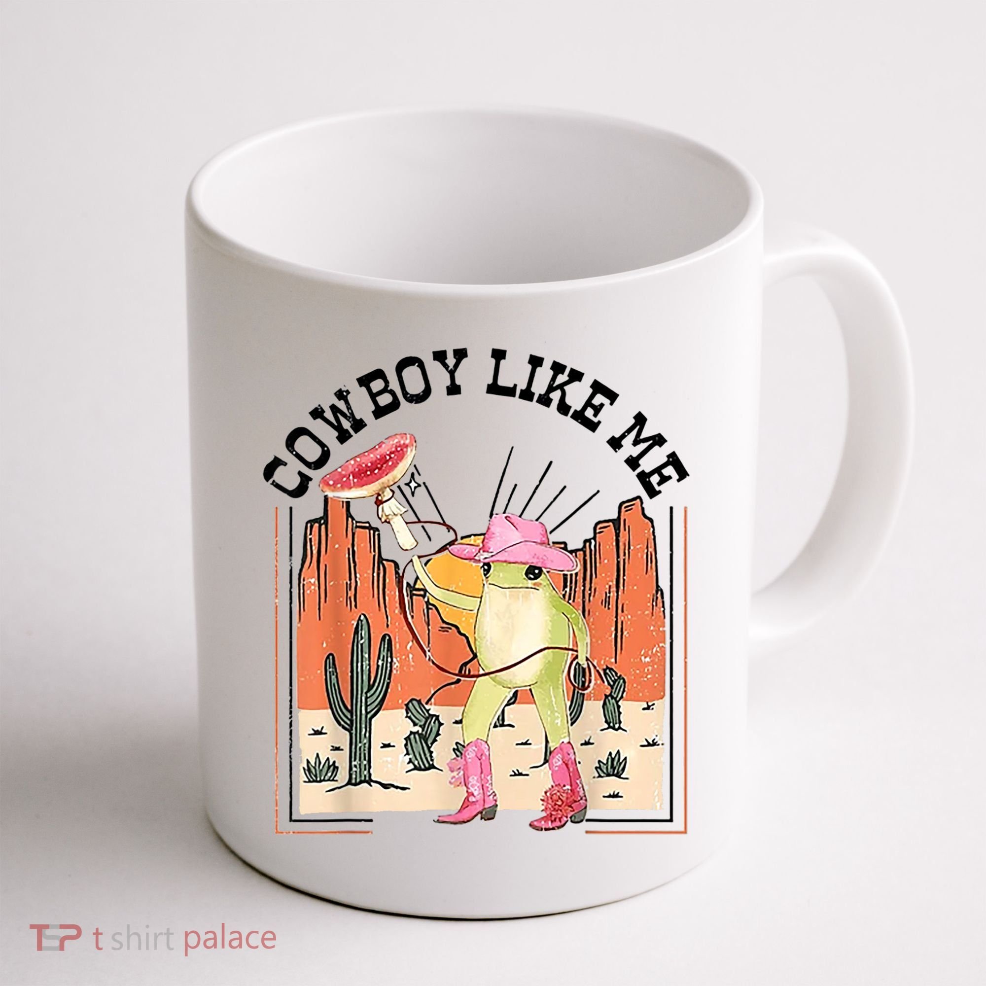 Cowboy Like Me Frog Coffee Mug