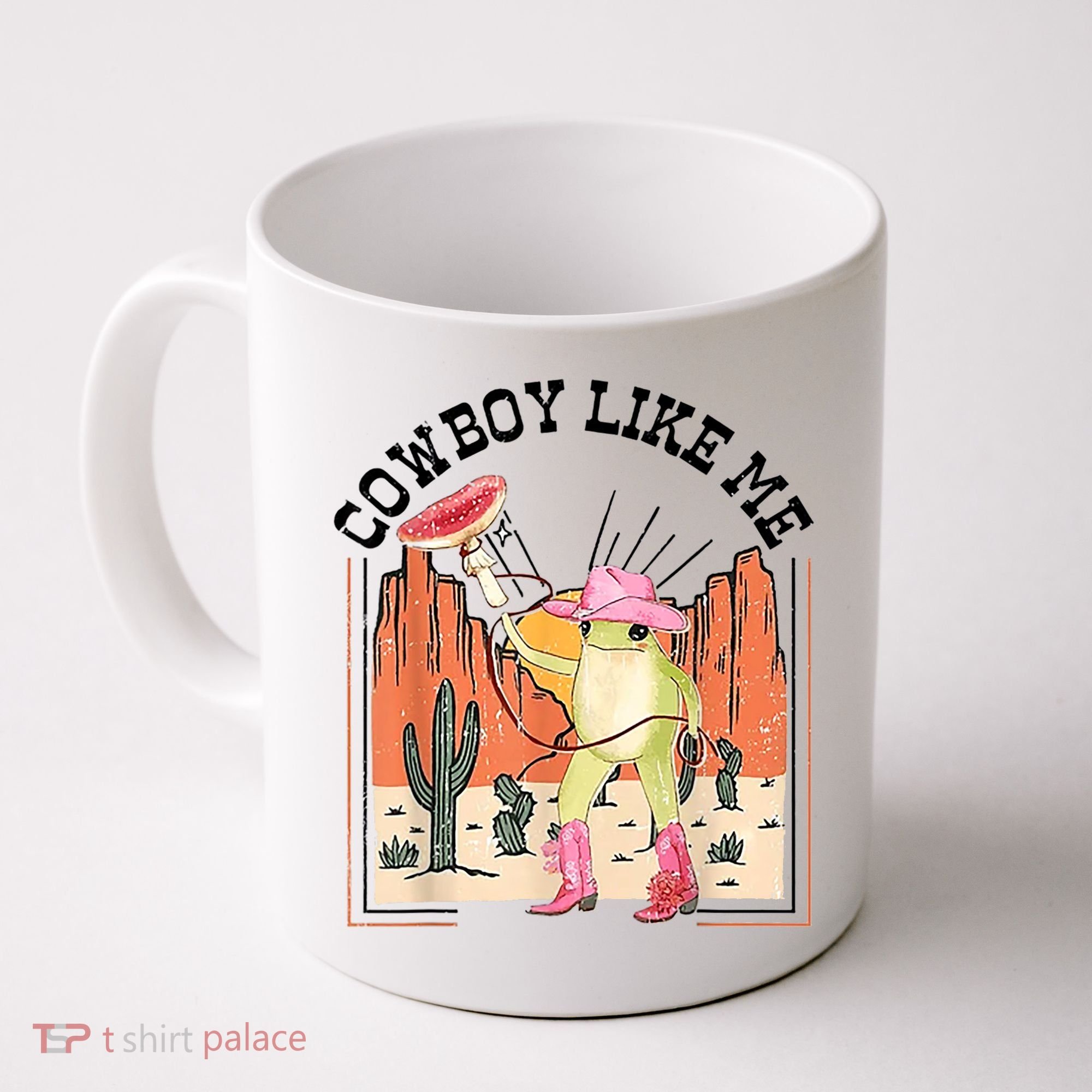 Cowboy Like Me Frog Coffee Mug