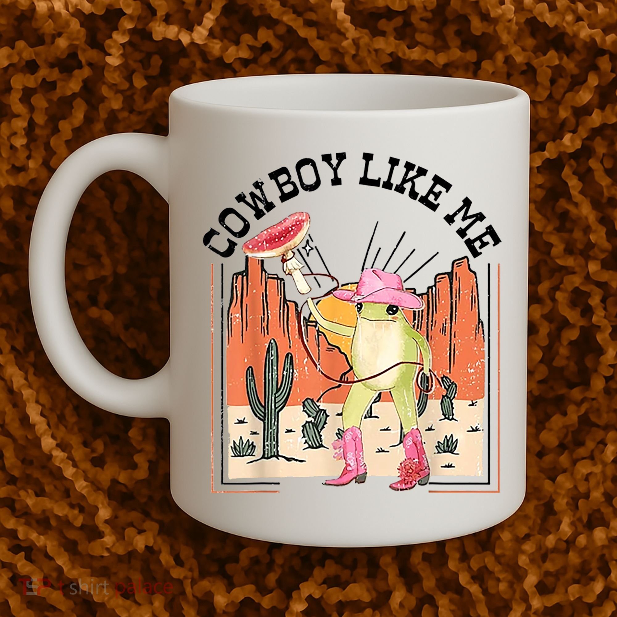 Cowboy Like Me Frog Coffee Mug