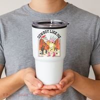 Cowboy Like Me Frog Tumbler thumb 2