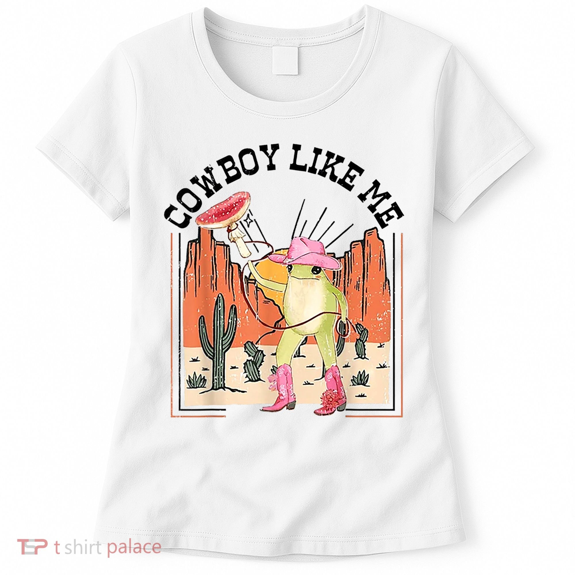 Cowboy Like Me Frog Women's T-Shirt