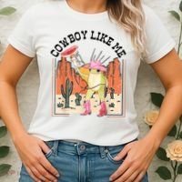 Cowboy Like Me Frog Women's T-Shirt thumb 2
