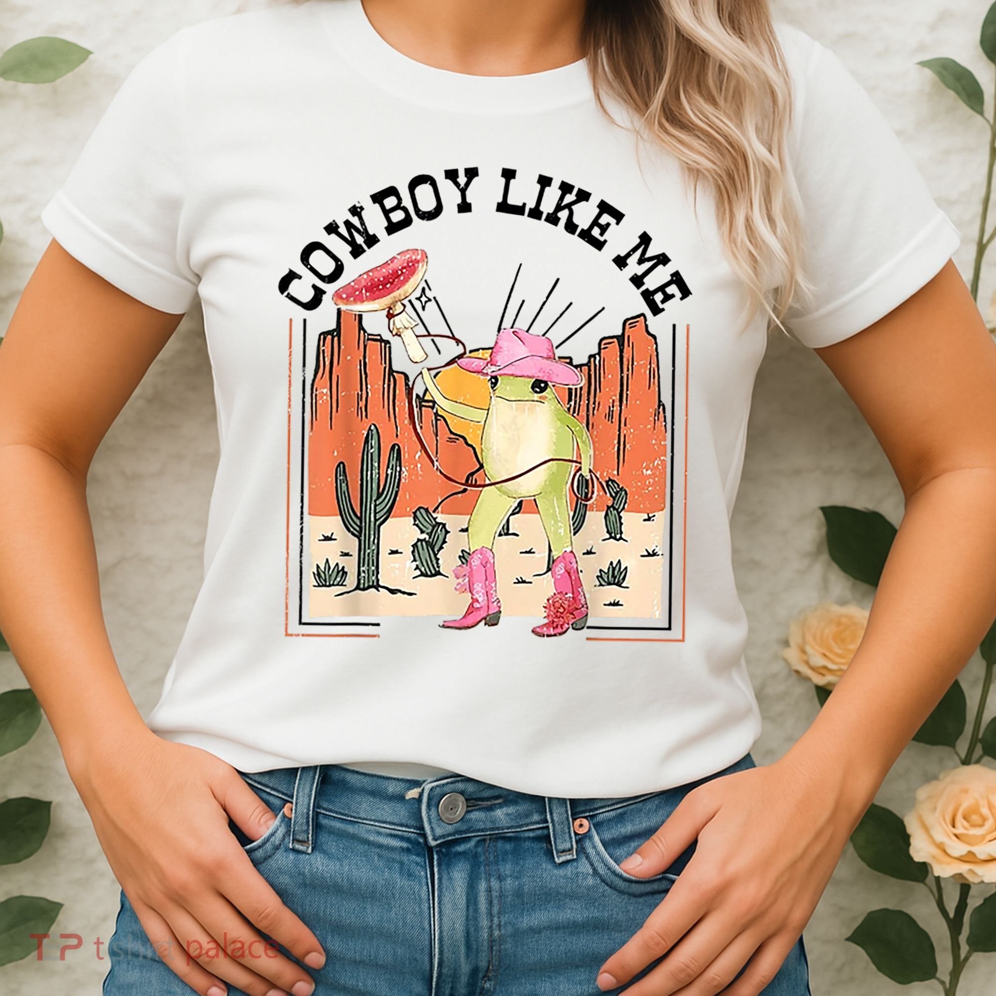 Cowboy Like Me Frog Women's T-Shirt