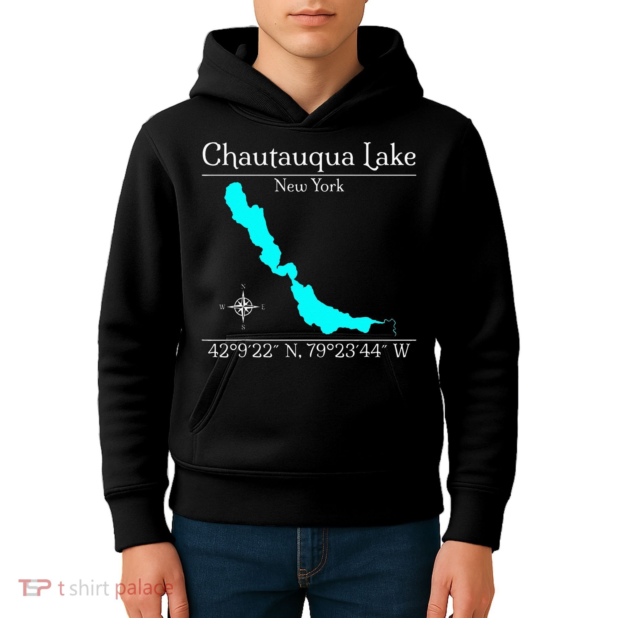 Chautauqua Lake New York Kids Hoodie