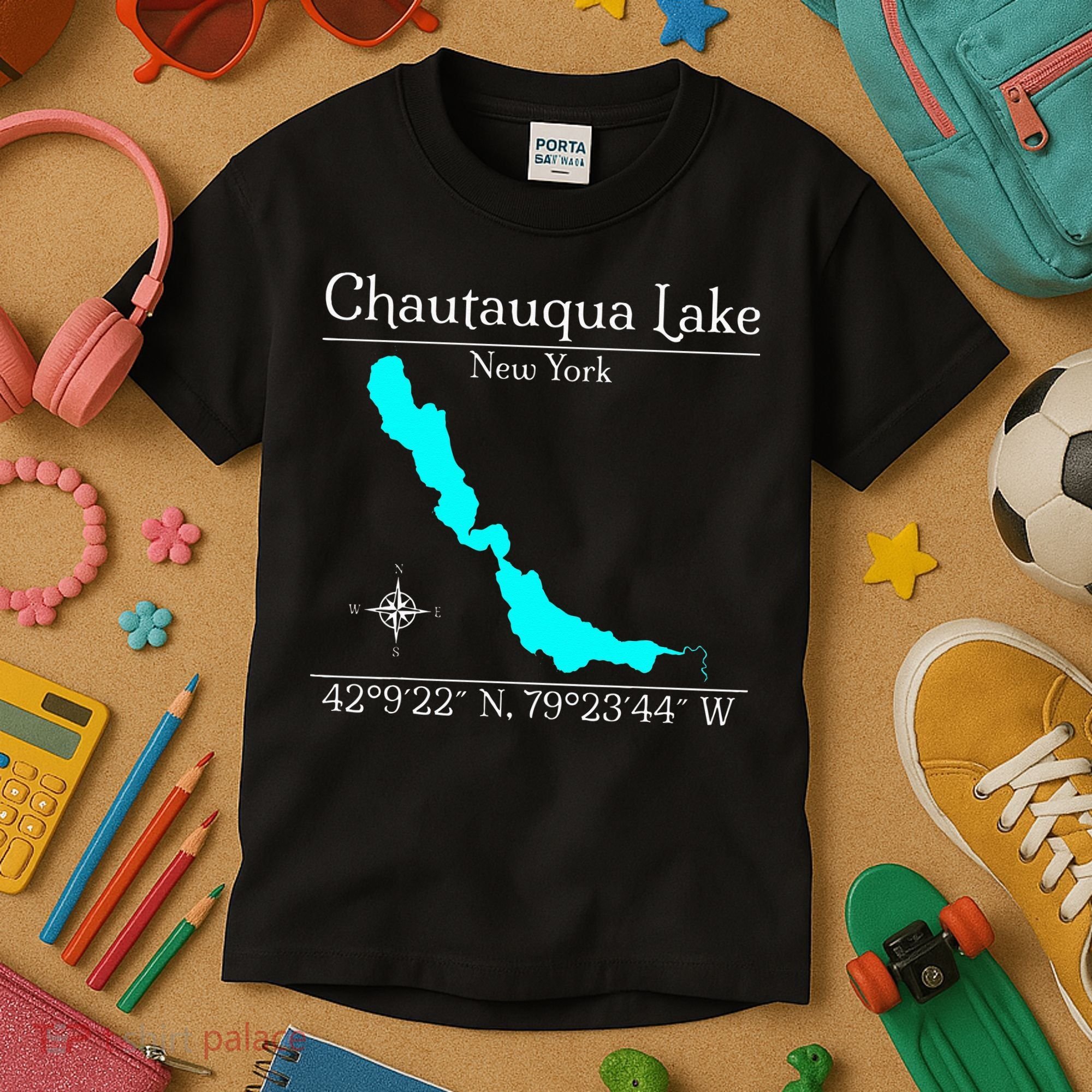 Chautauqua Lake New York Kids T-Shirt