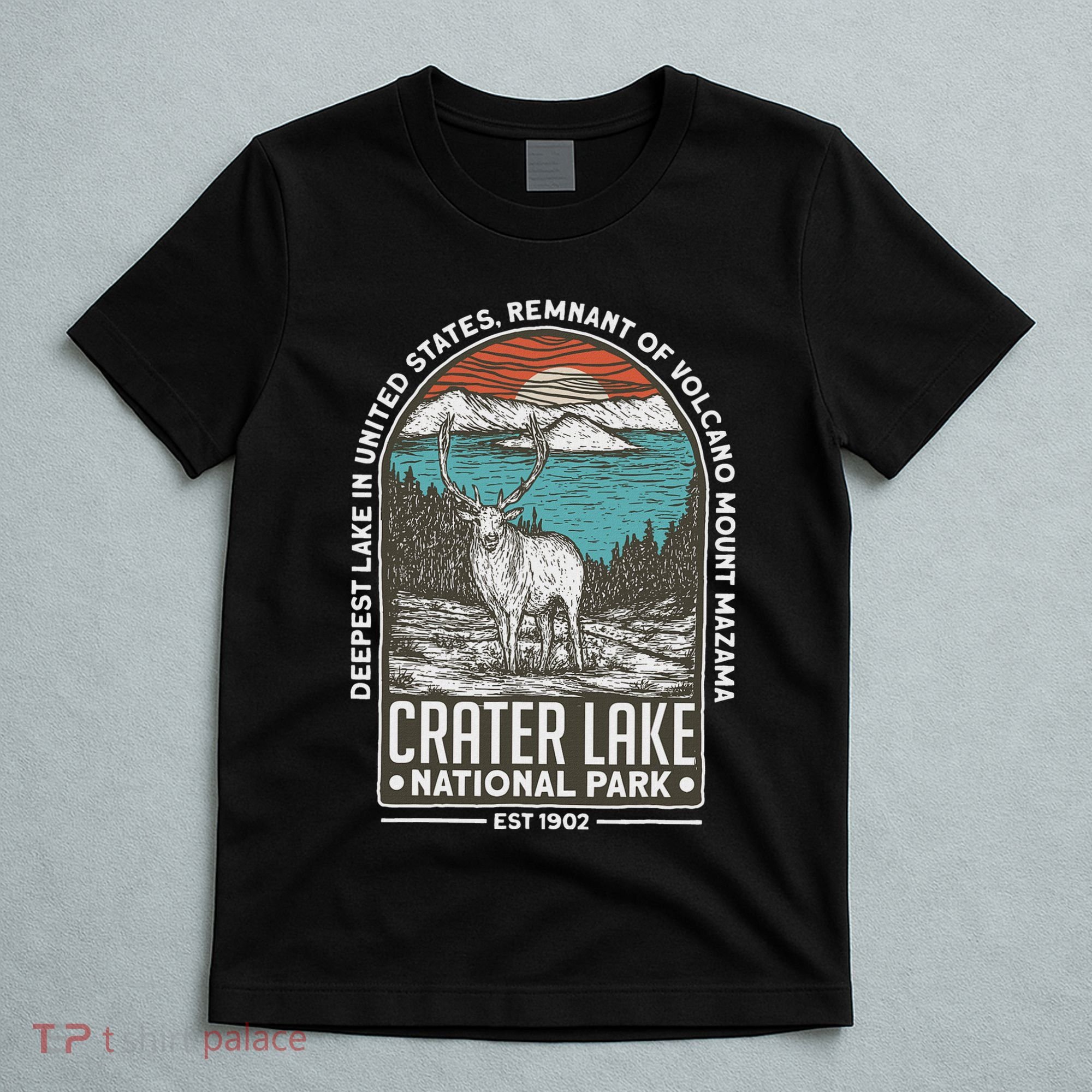 Crater Lake National Park Oregon Mountain Tourist Souvenirs T-Shirt