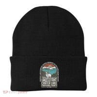 Crater Lake National Park Oregon Mountain Tourist Souvenirs Beanie thumb 0
