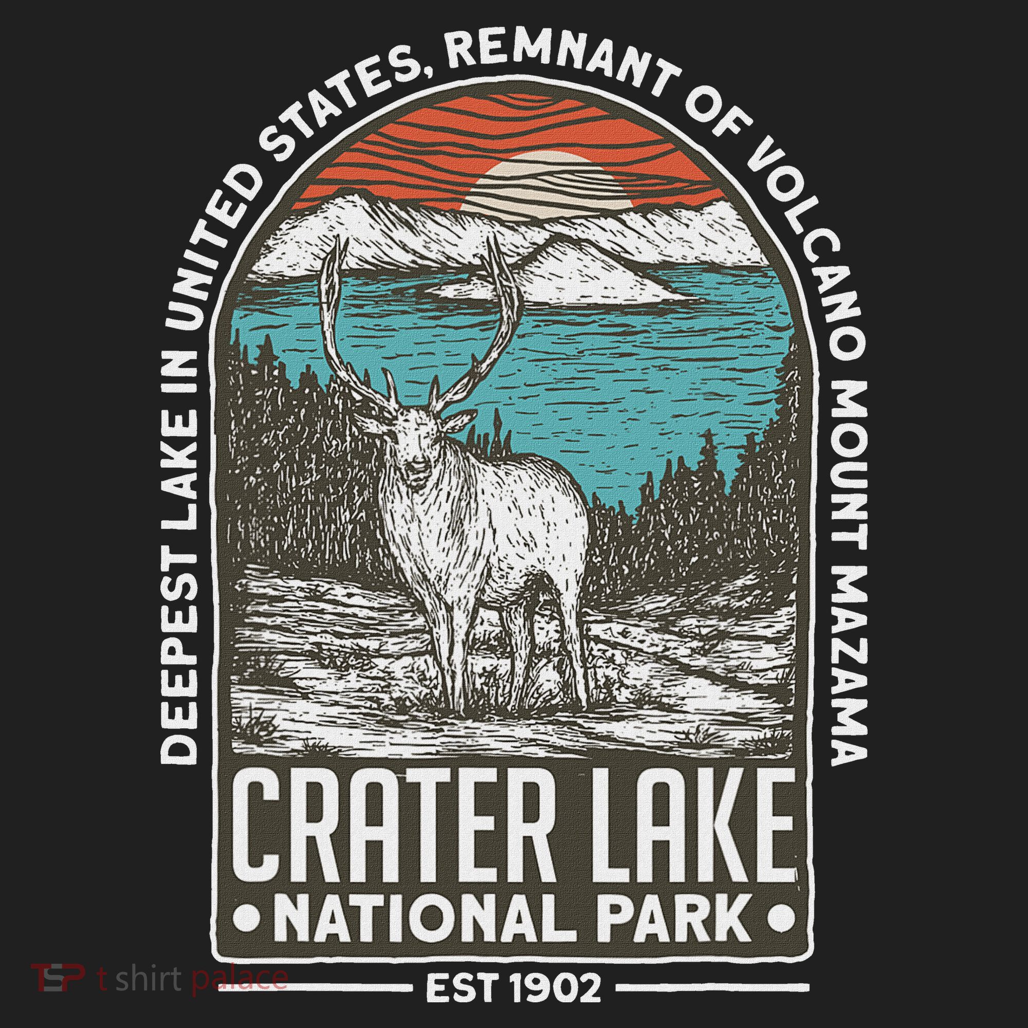 Crater Lake National Park Oregon Mountain Tourist Souvenirs Beanie