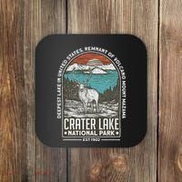 Crater Lake National Park Oregon Mountain Tourist Souvenirs Coaster thumb 0