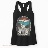 Crater Lake National Park Oregon Mountain Tourist Souvenirs Women's Tank Top thumb 0