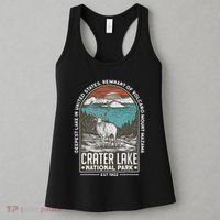 Crater Lake National Park Oregon Mountain Tourist Souvenirs Women's Tank Top thumb 3