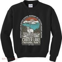 Crater Lake National Park Oregon Mountain Tourist Souvenirs Kids Sweatshirt thumb 0