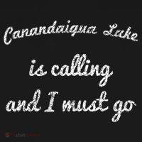 Canandaigua Lake New York Funny Fishing Camping Summer Gift Women's Hoodie thumb 2
