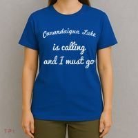 Canandaigua Lake New York Funny Fishing Camping Summer Gift T-Shirt thumb 4