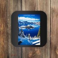 Crater Lake National Park Coaster thumb 0
