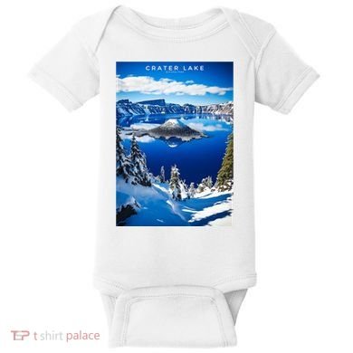 Crater Lake National Park Baby Bodysuit
