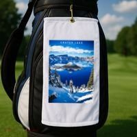 Crater Lake National Park Golf Towel thumb 2