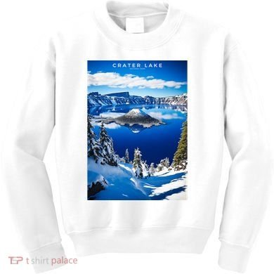 Crater Lake National Park Kids Sweatshirt