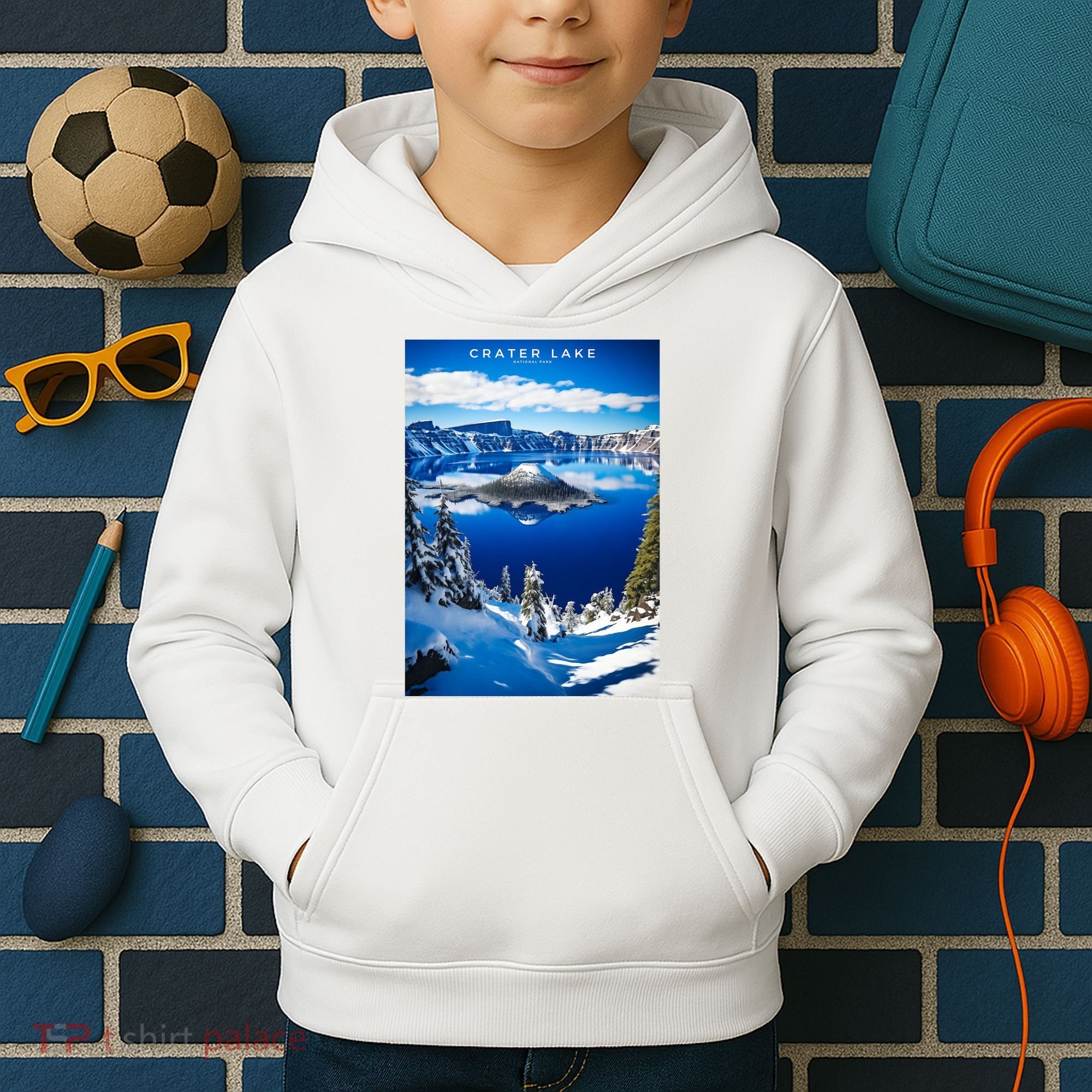 Crater Lake National Park Kids Hoodie