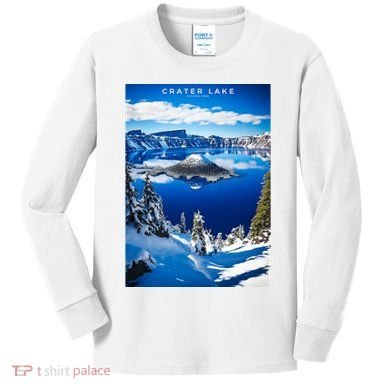 Crater Lake National Park Kids Long Sleeve Shirt