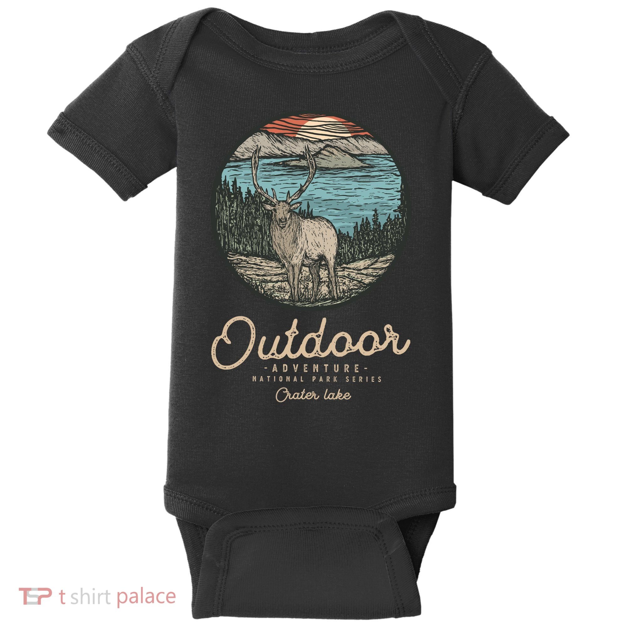 Crater Lake National Park Baby Bodysuit