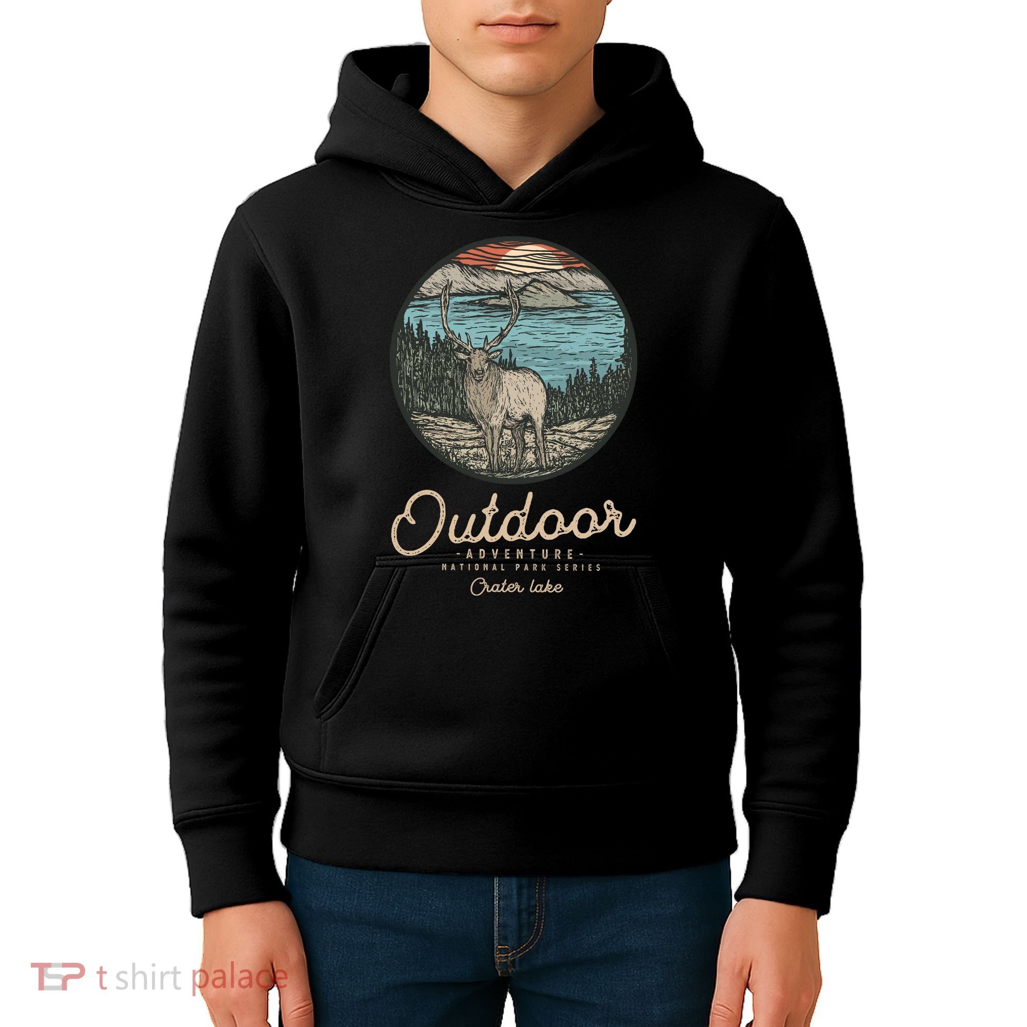 Crater Lake National Park Kids Hoodie