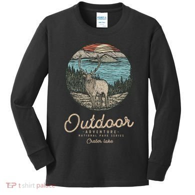 Crater Lake National Park Kids Long Sleeve Shirt
