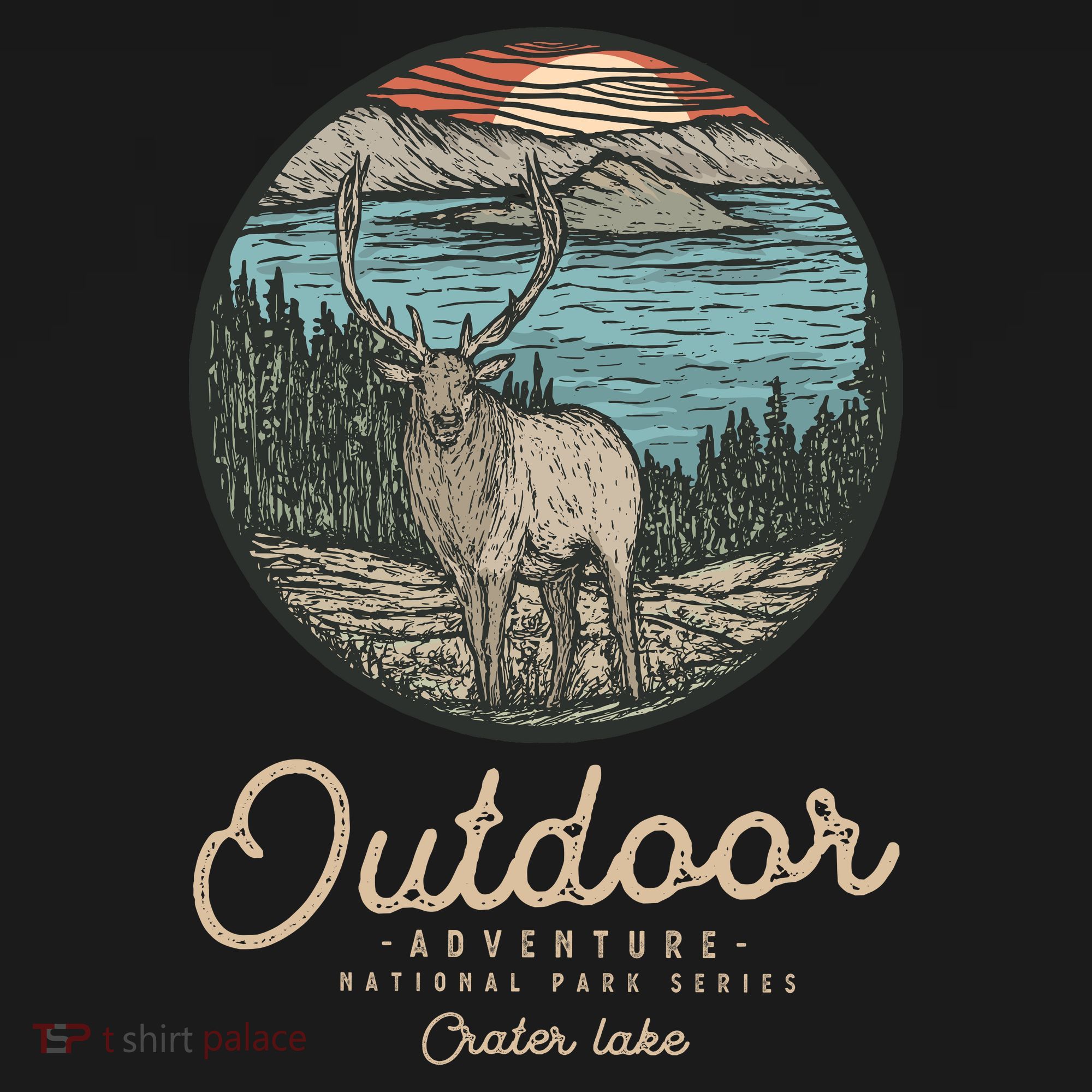 Crater Lake National Park Kids Long Sleeve Shirt