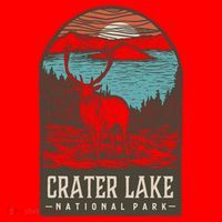 Crater Lake National Park Santa Hat thumb 1