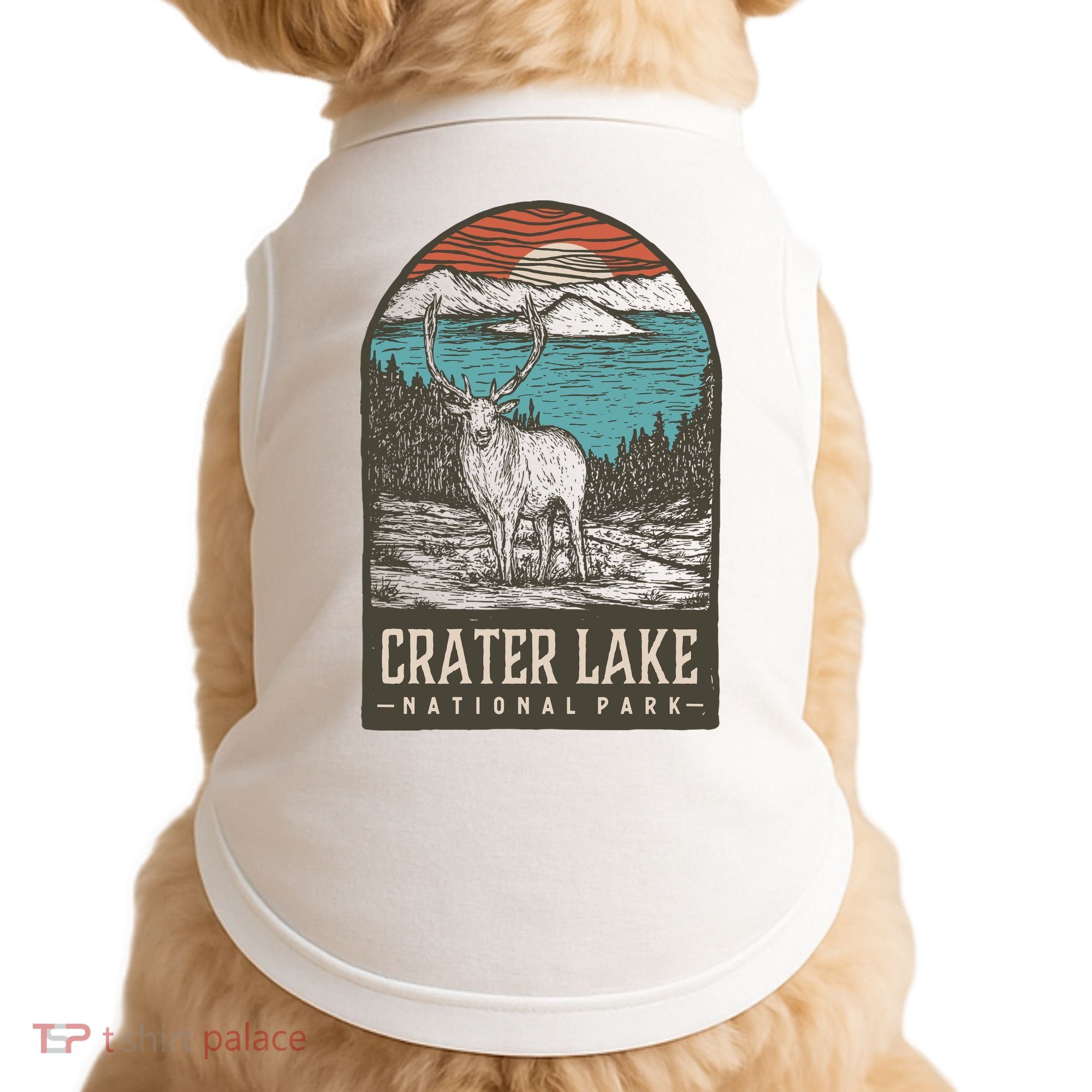 Crater Lake National Park Doggie Tank