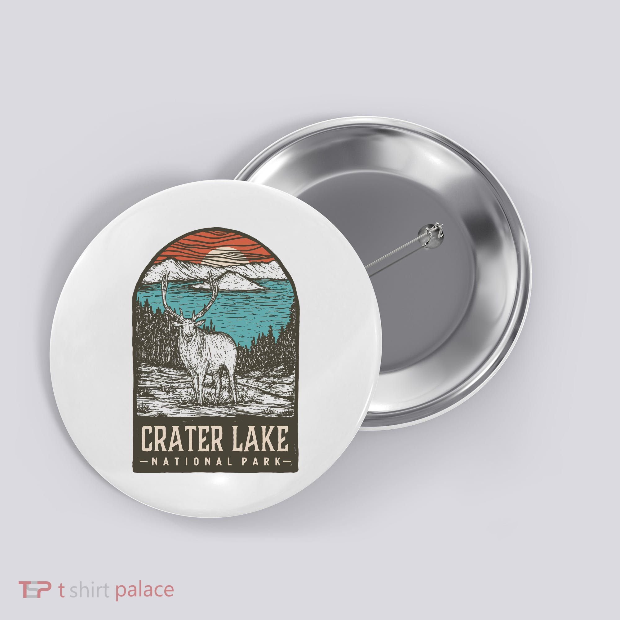Crater Lake National Park Button