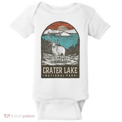Crater Lake National Park Baby Bodysuit