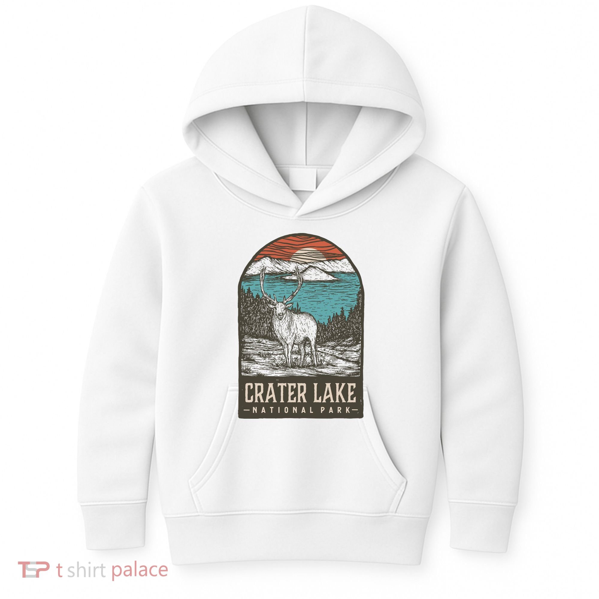 Crater Lake National Park Kids Hoodie