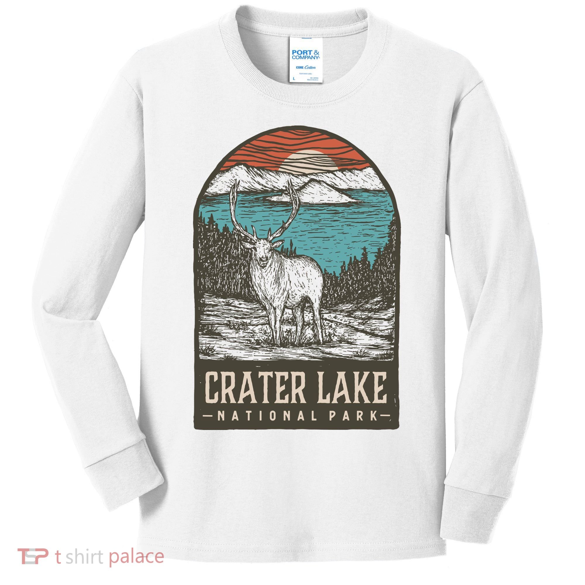 Crater Lake National Park Kids Long Sleeve Shirt