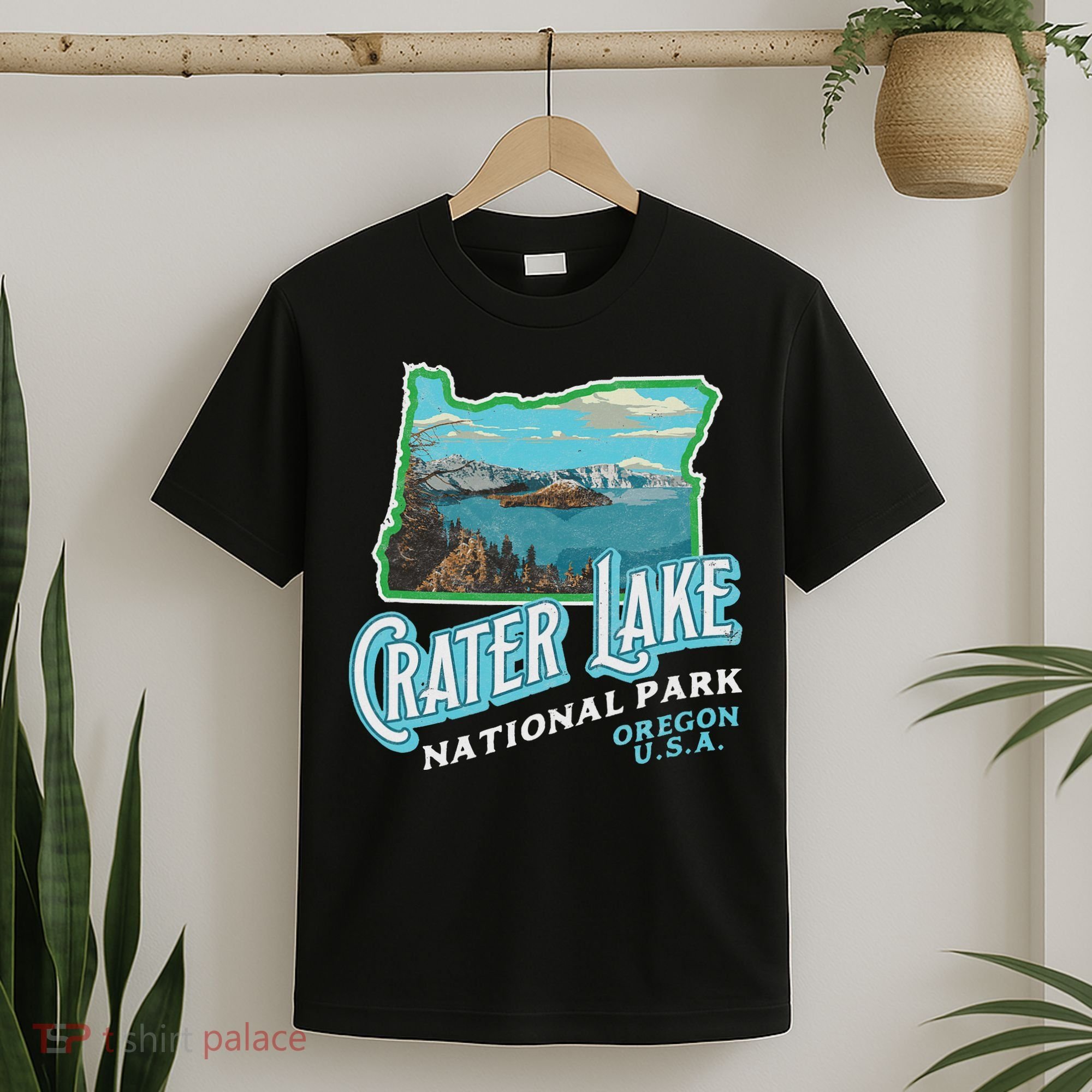 Crater Lake National Park Vintage Oregon Retro T-Shirt