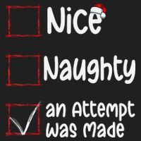 Christmas List Nice Naughty An Attempt Was Made Beanie thumb 2