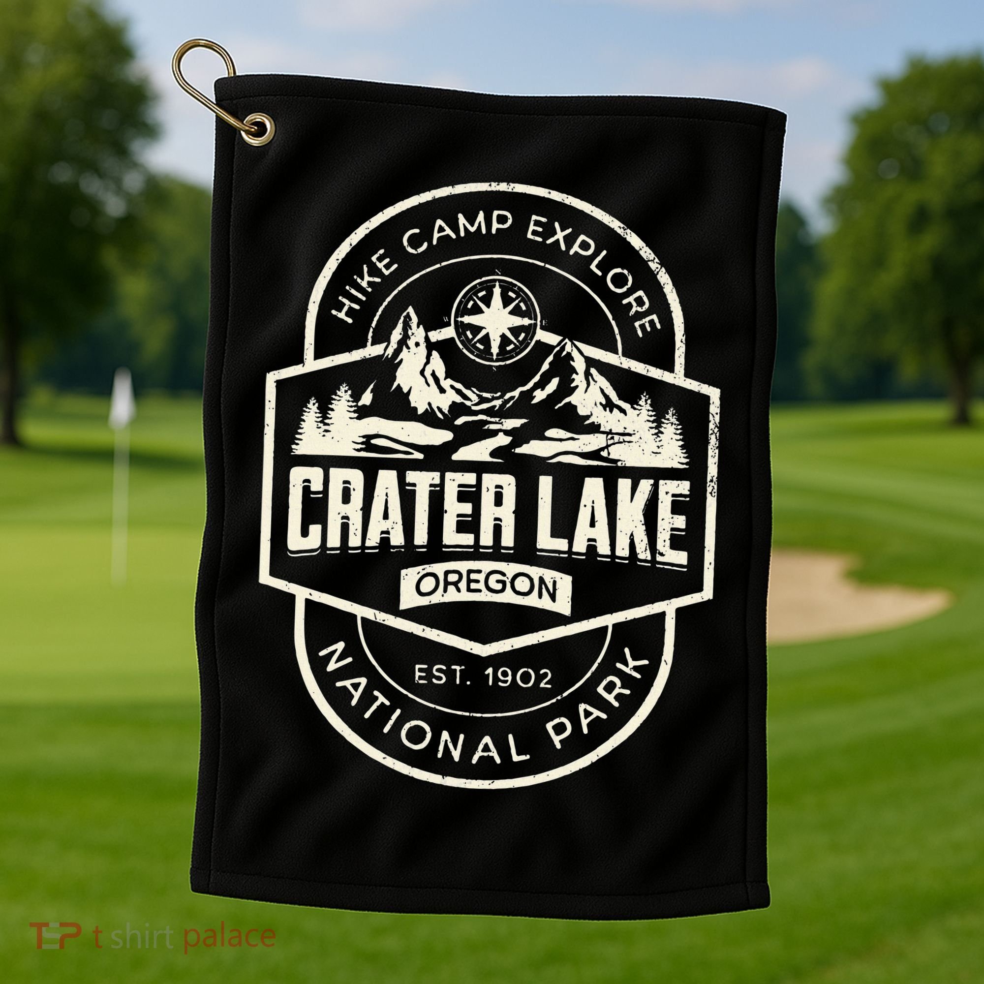 Crater Lake National Park Golf Towel