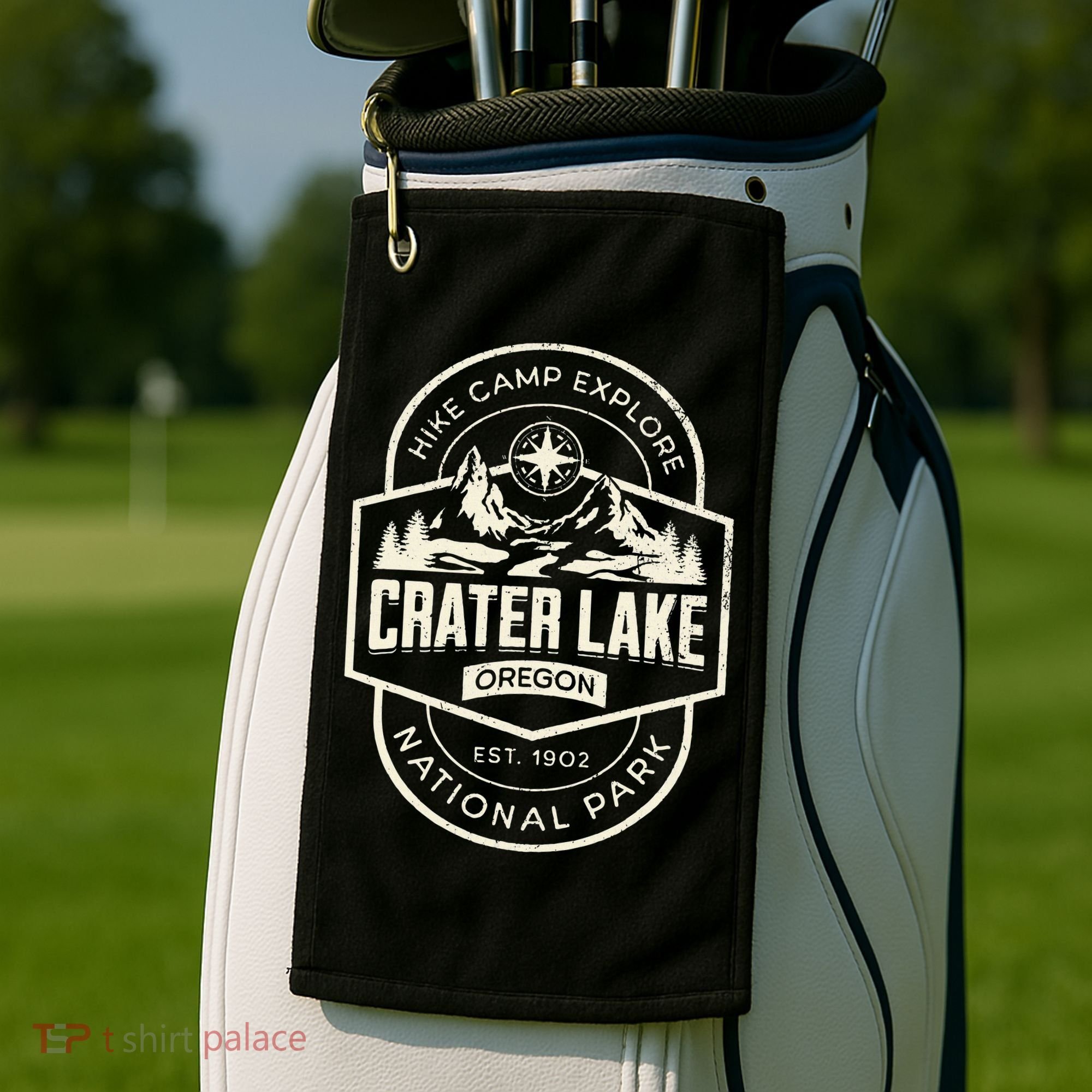 Crater Lake National Park Golf Towel