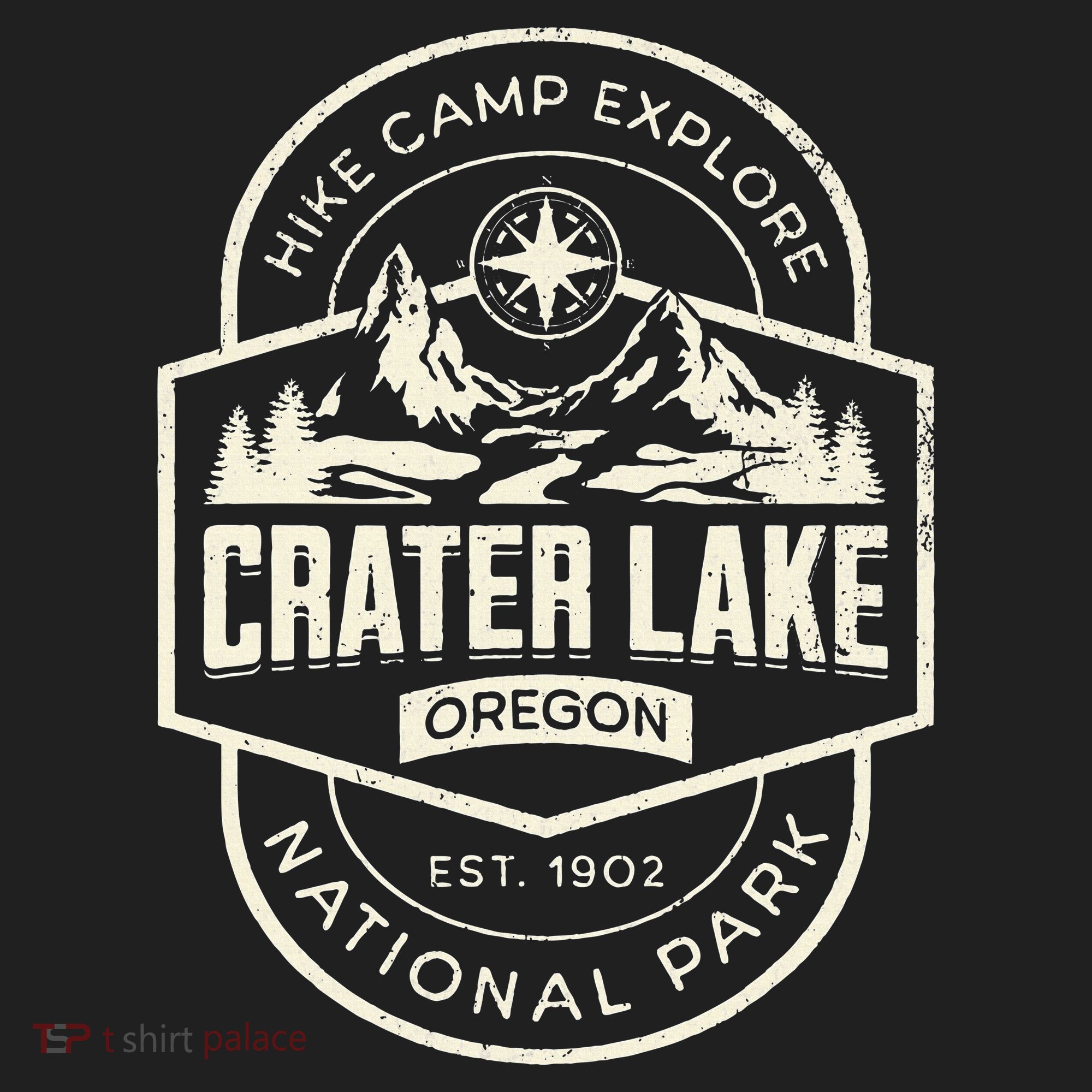 Crater Lake National Park Golf Towel