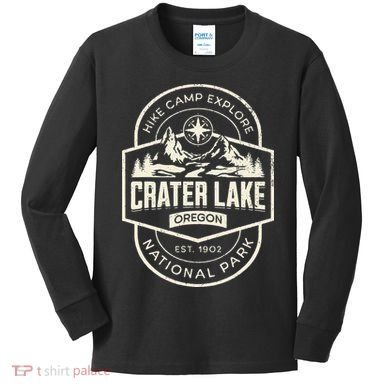 Crater Lake National Park Kids Long Sleeve Shirt